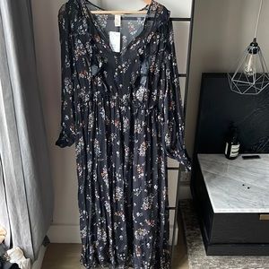 h&m floral dress NWT